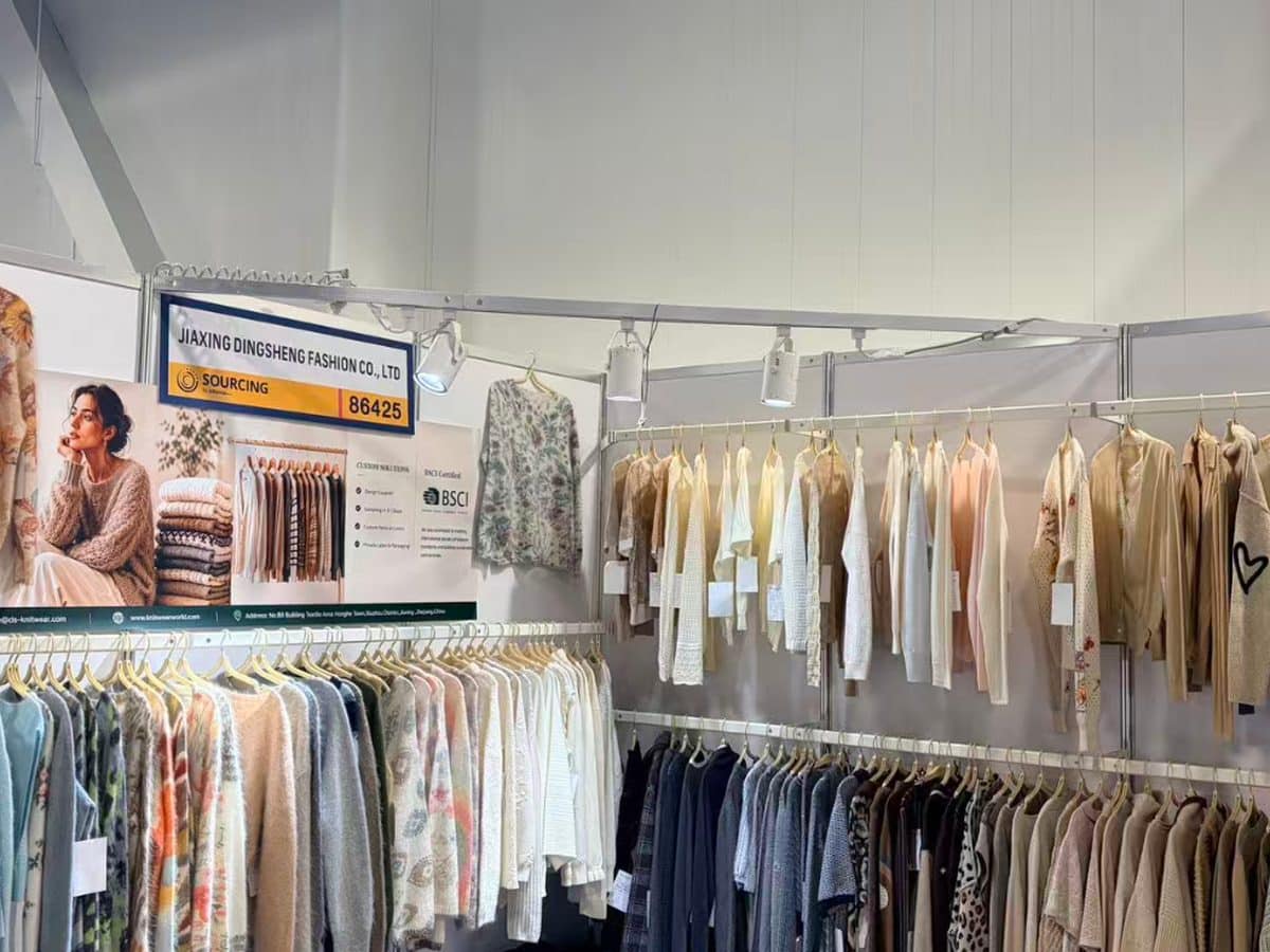 Knitwear World stand at MAGIC Las Vegas
